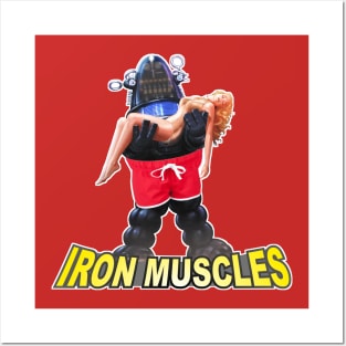 Robby the Robot iron muscles Posters and Art
